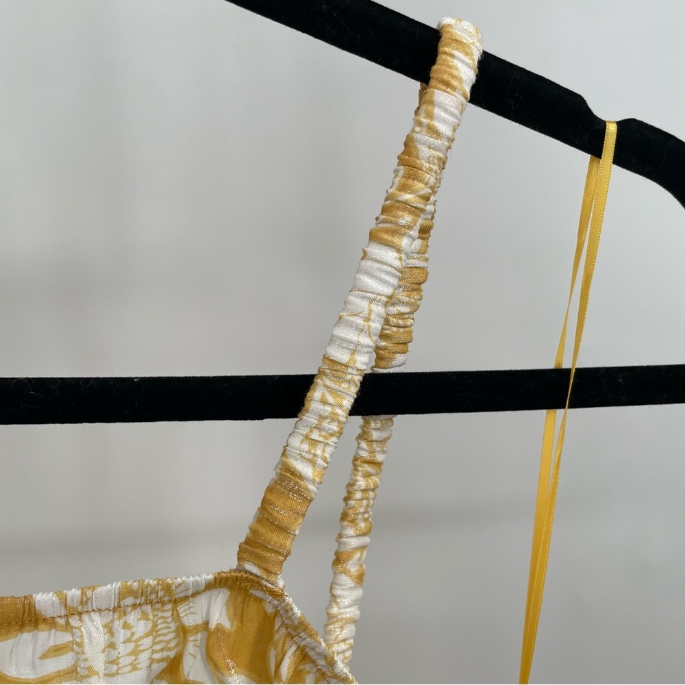 NWOT Lena Yellow Floral Dress - Picture 11 of 12